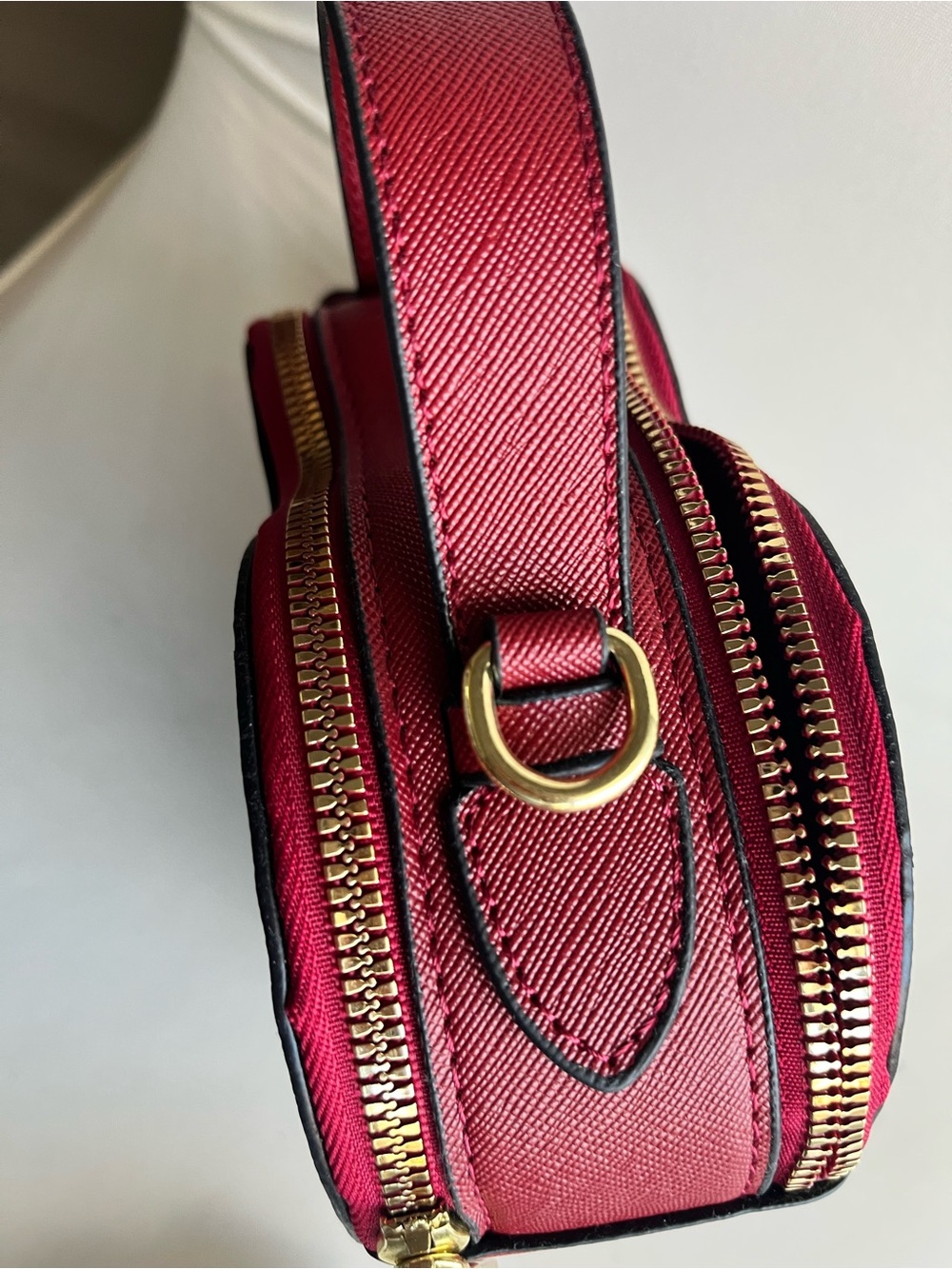 Coach Heart-Shaped Signature Canvas Wristlet in Red Floral - Picture 13 of 15